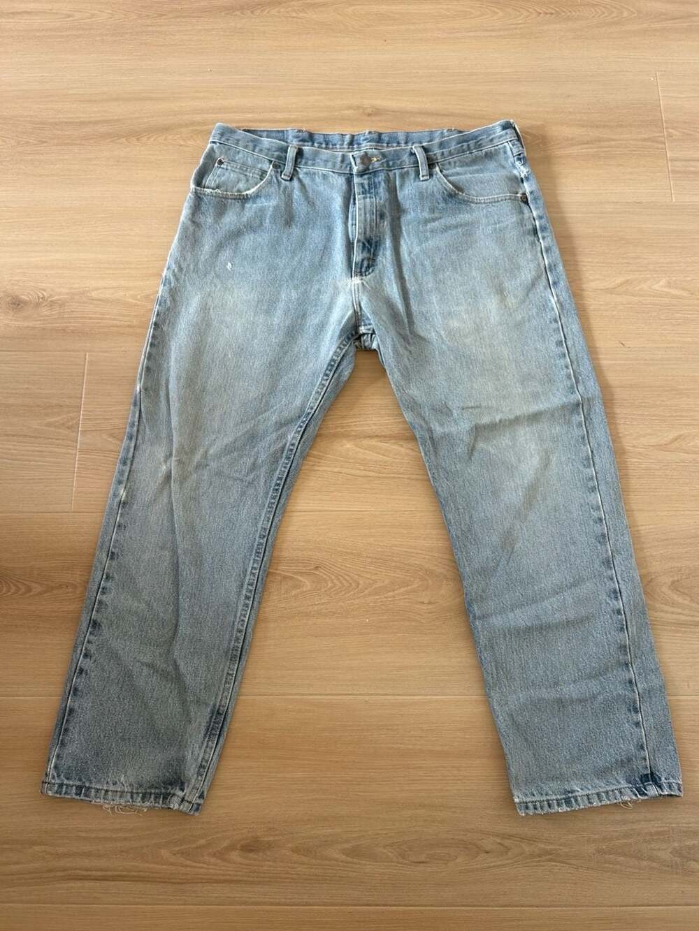 Wrangler Premium Quality Denim Jeans Blue Relaxed Fit